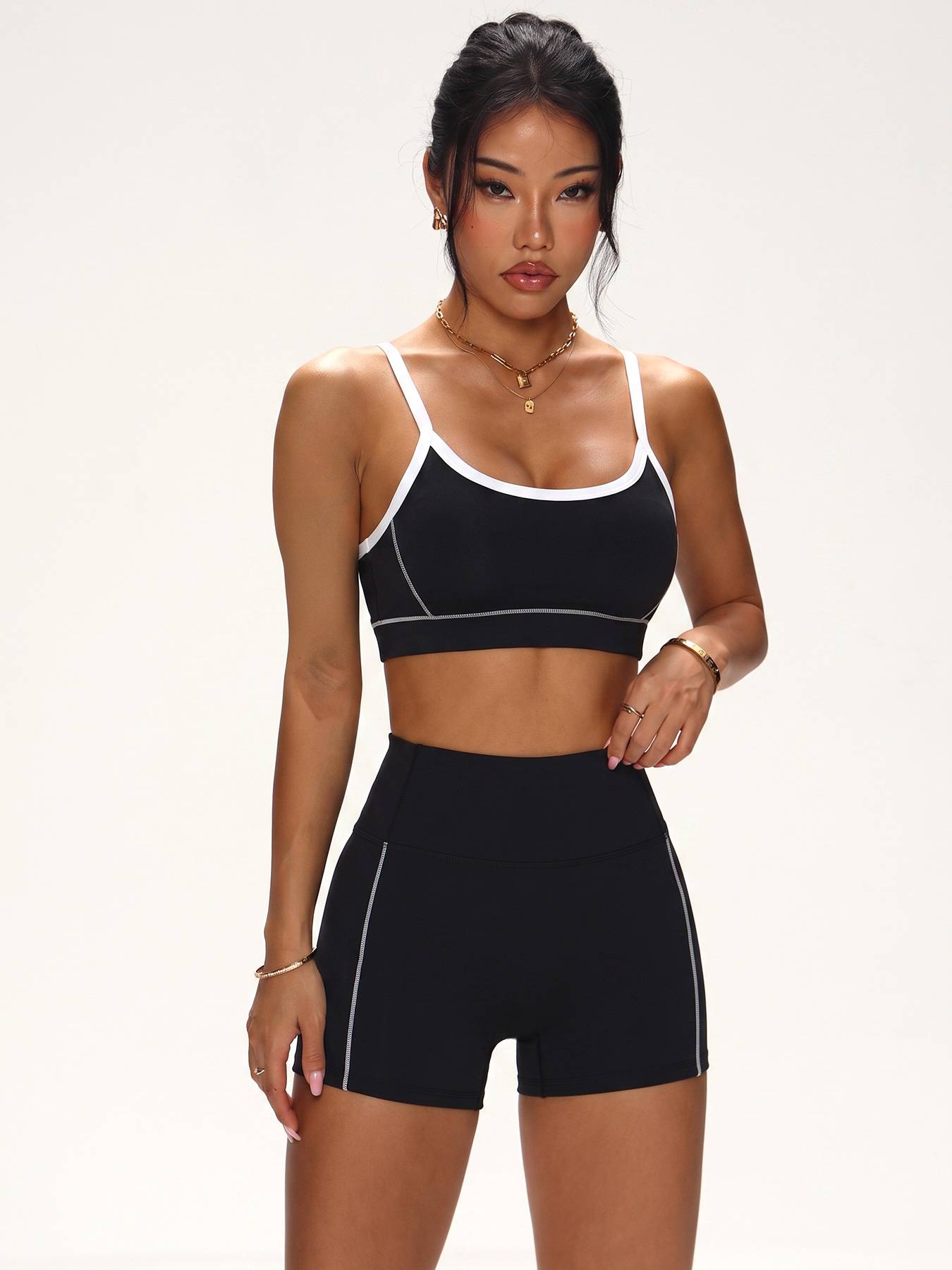 Contrast Trim Seamless Workout - огляд і ціна Minimizer Bra Women